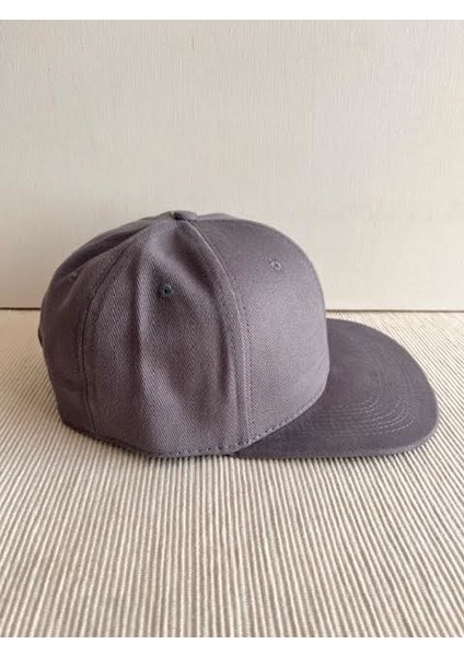 Düz Renk Basic Arkasından Ayarlanabilir Unisex Gri Renk Hip Hop Şapka