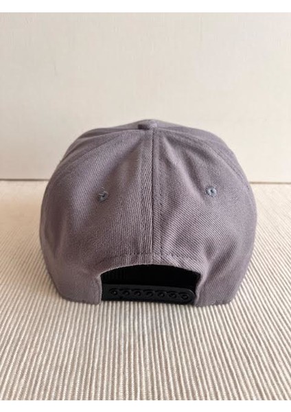 Düz Renk Basic Arkasından Ayarlanabilir Unisex Gri Renk Hip Hop Şapka