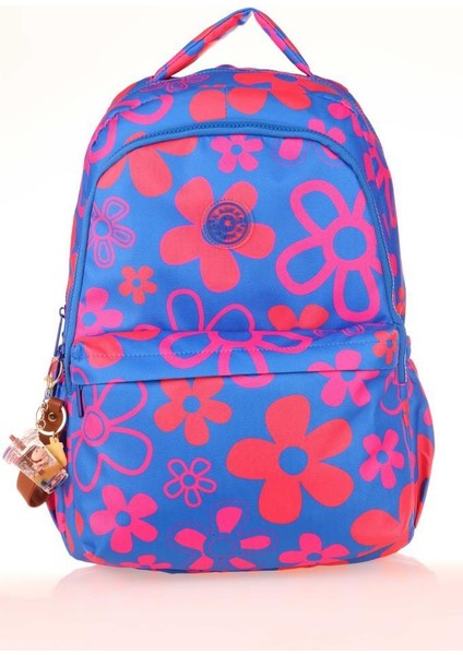 Favorite Sırt Çantası Blue Flowers K1693