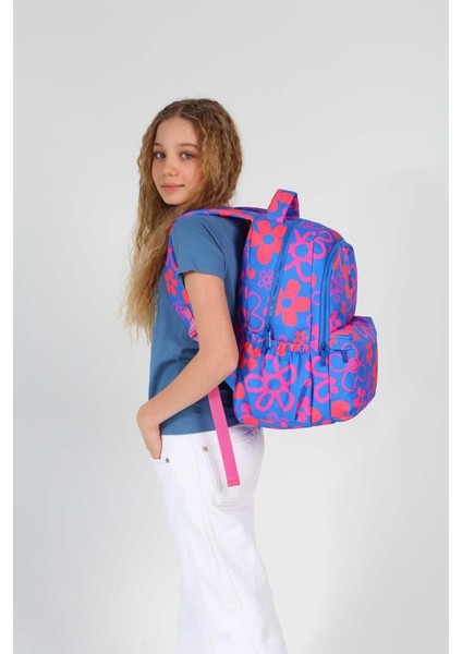 Favorite Sırt Çantası Blue Flowers K1693 modelleri