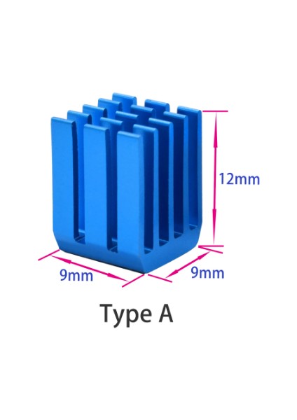 3D Yazıcı Step Motor Sürücü Soğutucu Tip A x 1 Adet (RF124)