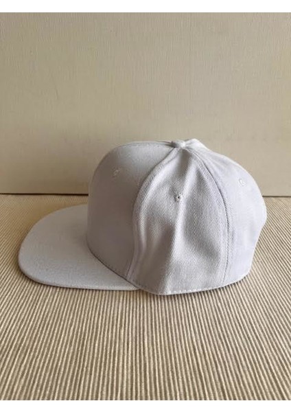 Düz Renk Basic Arkasından Ayarlanabilir Unisex Beyaz Renk Hip Hop Şapka fırsatları