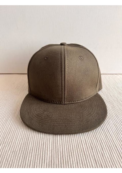 Düz Renk Basic Arkasından Ayarlanabilir Unisex Haki Renk Hip Hop Şapka