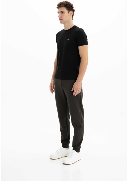 Erkek Slim Fit Likralı Lastikli Dar Paça Eşofman Altı K26174998401