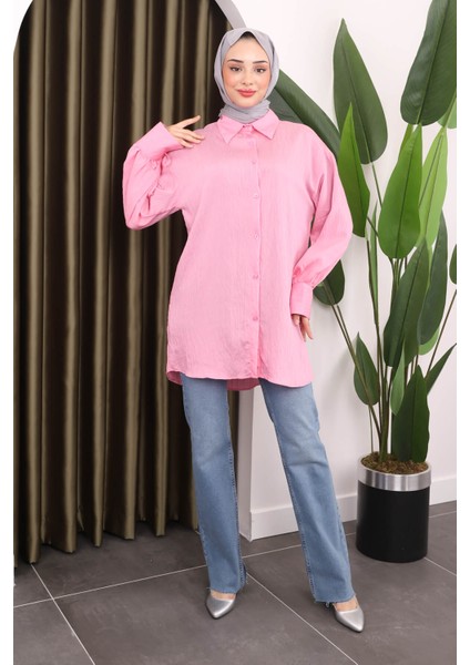 Pembe Kol Detaylı Tunik fiyatları