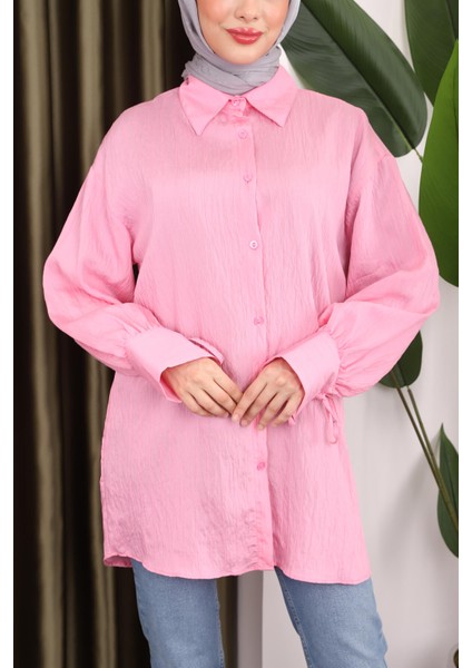 Pembe Kol Detaylı Tunik fırsatları