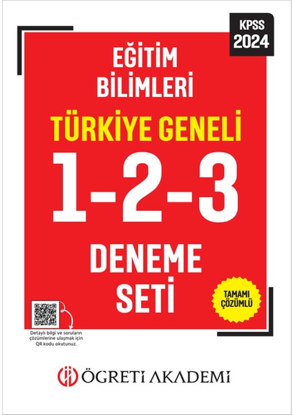 2024 KPSS Eğitim Bilimleri Tamamı Çözümlü Türkiye Geneli Deneme