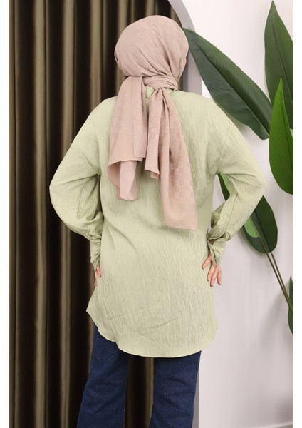 Mint Kol Detaylı Tunik indirimleri