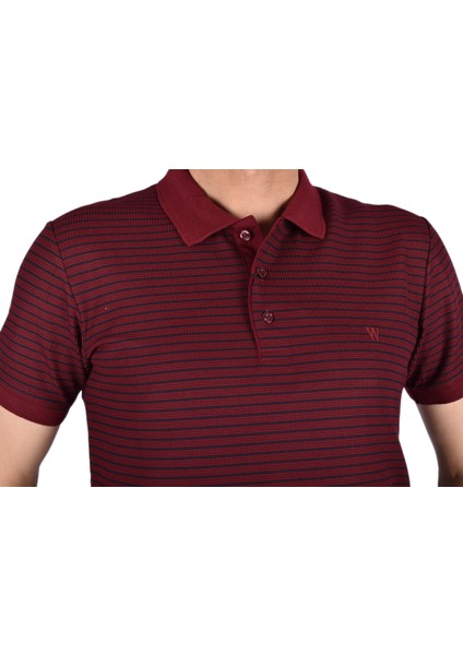 WLM-30195 Polo Yaka Tişört /bordo/xl