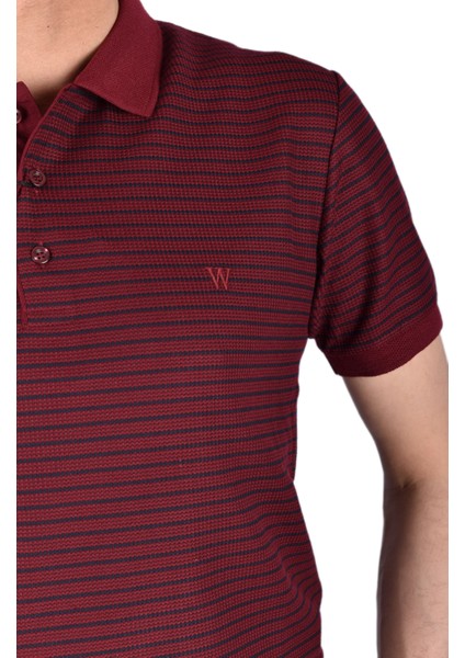 WLM-30195 Polo Yaka Tişört /bordo/xl