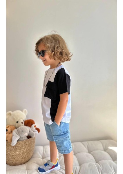 Yigit Butik Kot Şortlu Erkek Çocuk Takım
