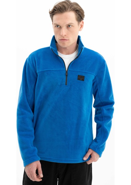 Erkek Basic Regular Fit Dik Yaka Tüy Bırakmayan Softech Polar Yarım Fermuarlı Sweatshirt K26404674701 modelleri