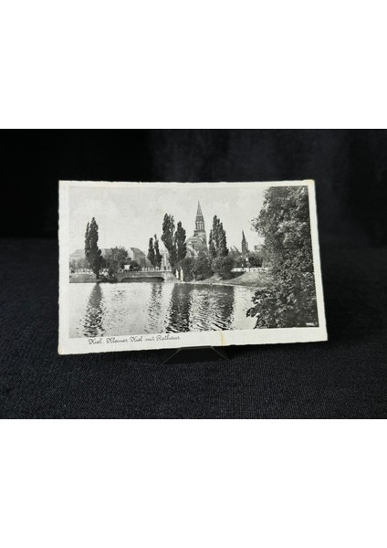 1941 Yıllından Almanya Nazi Reich Döneminden Gamma Haç Damgalı Postadan Geçmiş Kartpostal