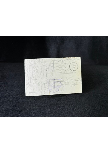 1941 Yıllından Almanya Nazi Reich Döneminden Gamma Haç Damgalı Postadan Geçmiş Kartpostal modelleri