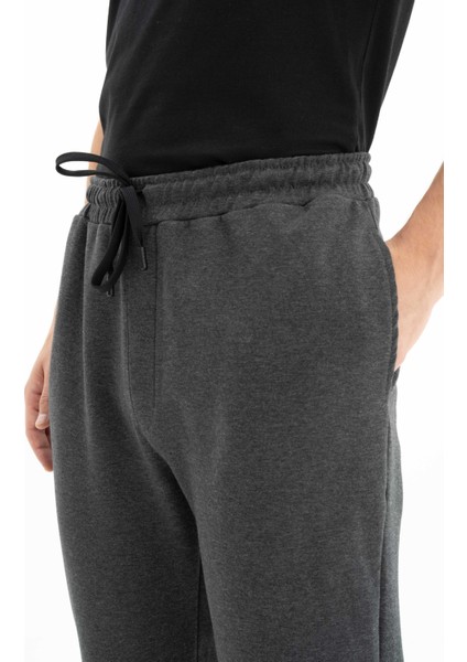 Erkek Basic Slim Fit Likralı Lastikli Dar Paça Eşofman Altı K26174998301
