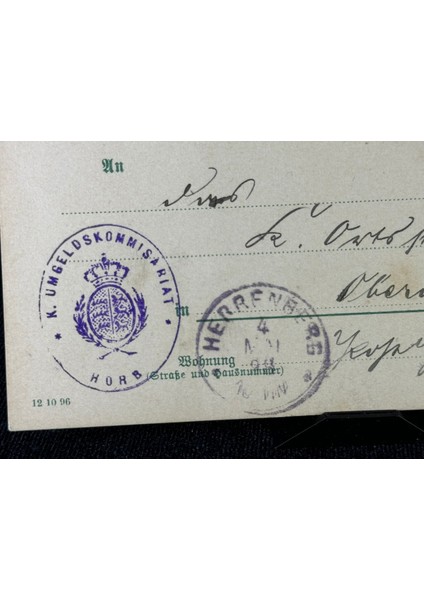 1898 Almanya Würrtemberg Krallığı Postakartı Antiye Resmi Pul 5 Pfennig Amtlicher Verkehr ve Damgalı Königreich Württemberg fiyatları