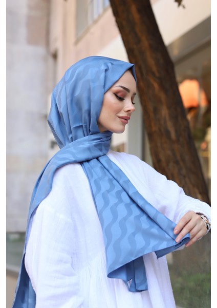 Suyolu Desen Pamuk Jakar Şal