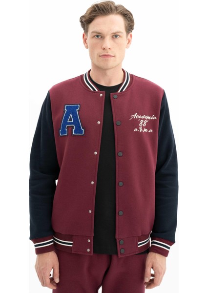 Erkek Şık Tarz Cepli Regular Fit Düğme Kapamalı Kolej Mont Sweatshirt K26264650001 modelleri