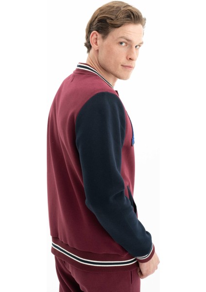 Erkek Şık Tarz Cepli Regular Fit Düğme Kapamalı Kolej Mont Sweatshirt K26264650001 fırsatları