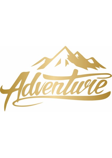 Adventure Dağ Kamp Karavan Offroad Sticker 00007
