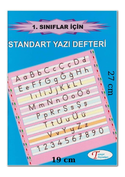 Büyük Boy Klavuz Çizgili Güzel Yazı Defteri 1.cni Sınıflar Için 4 Adet 64 Sayfa