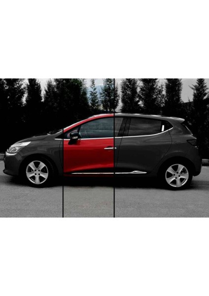 Renault Clio 4 Hb Krom Cam Alt Çıtası 2012-2019 Arası - 01-6116141