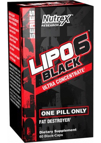 Lıpo-6 Black Ultra Concentrate 60 Black-Capsul Yohımbıne Içerikli Usa