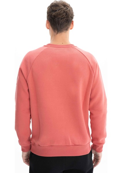 Erkek Yazı Baskılı Regular Fit Bisiklet Yaka Sweatshirt K26124600001 indirimleri