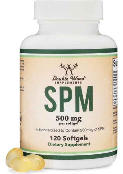 SPM (Pro Resolving Mediators) 500MG 120 Softgels Made In Usa