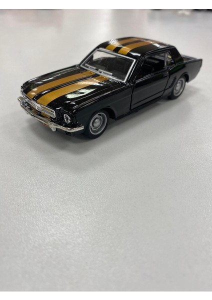 Avelon Premium Ford Mustang Siyah 1/32 Ölçek Diecast Model Araba