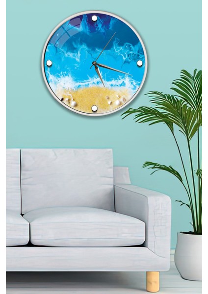 Deniz Kumsal Duvar Saati - 29 cm