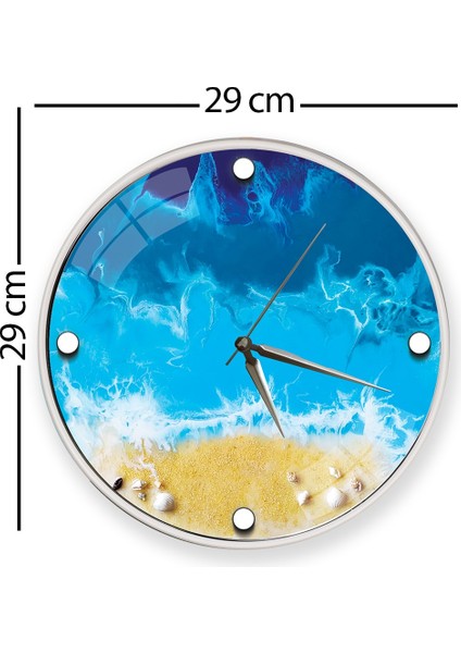 Deniz Kumsal Duvar Saati - 29 cm modelleri
