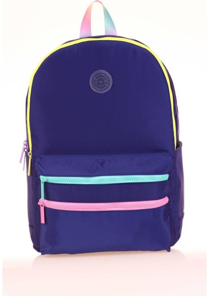 Magic Dreams Sırt Çantası Color Zipper Navy Blue K1730