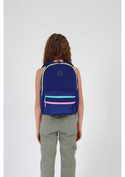 Magic Dreams Sırt Çantası Color Zipper Navy Blue K1730 modelleri