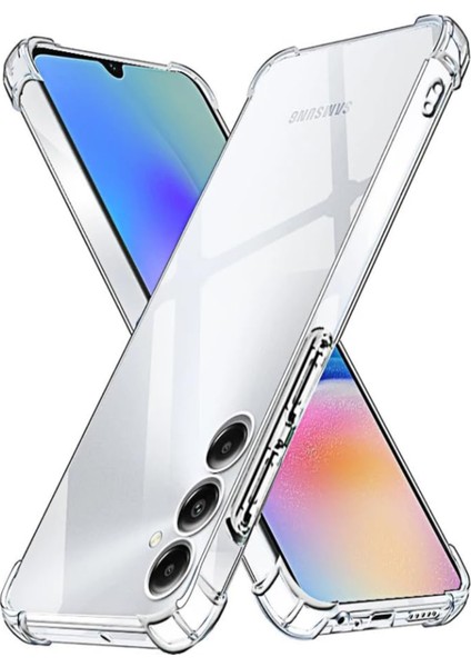 Samsung Galaxy A05S Kapak Kamera Korumalı Airbag Antishock Köşe Korumalı Şeffaf Silikon Kılıf