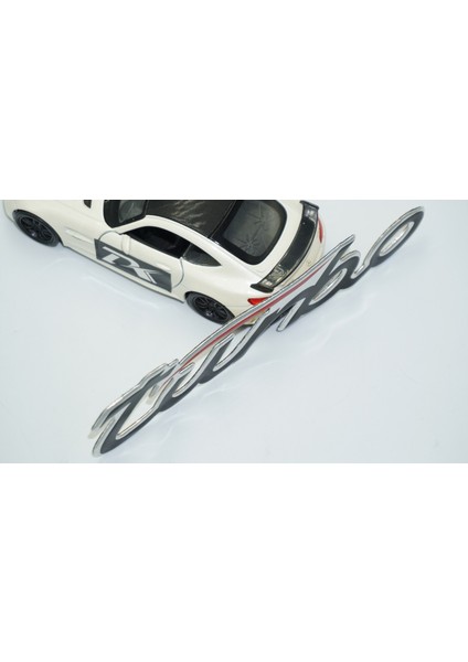 Turbo Krom Alüminyum Body Plaka 3m 3D Logo Amblem indirimleri