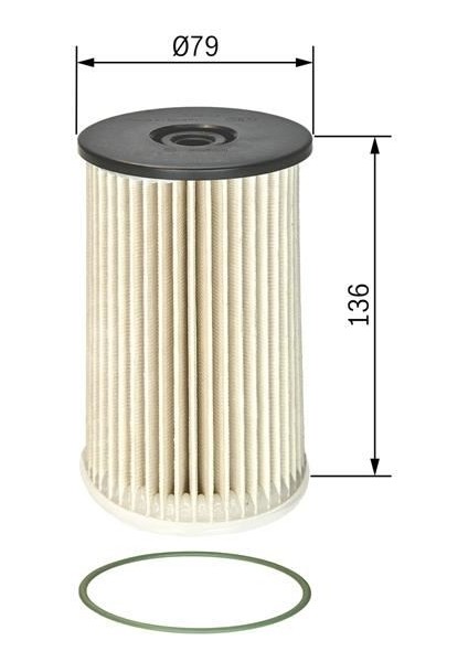 BOS-0986TF0173 1457070008 Yakıt Filtresi Caddy Iıı-Pass...