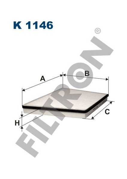 Fıltron FTR-K1146 Polen Fıltresı Mercedes C219 04 10 W211 02 ...
