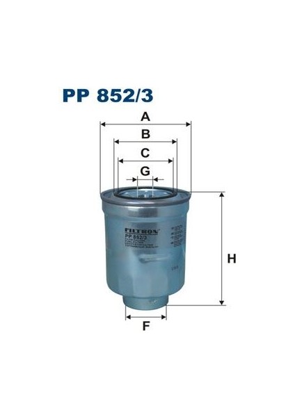 Fıltron FTR-PP852 Yakıt Filtresi Opel Campo 2.5 D 76HP 90-94