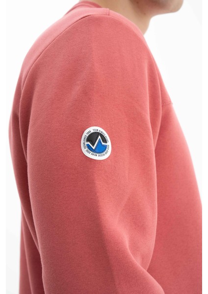 Erkek Regular Fit Cepli Bisiklet Yaka Sweatshirt K26124600601