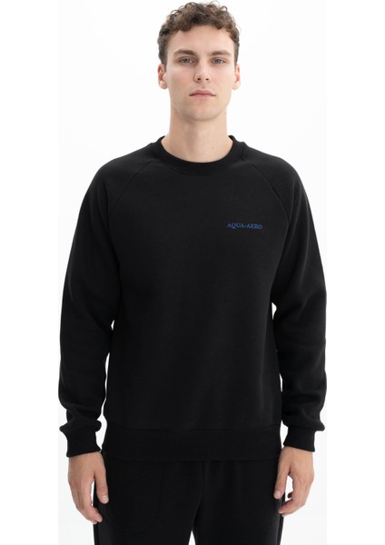 Erkek Basic Büyük Beden Bisiklet Yaka Sweatshirt K26124800801