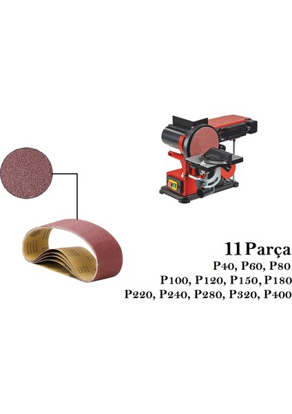 Einhell Tc Us 380 Uyumlu Bant Zımpara Kağıdı 11 Parça