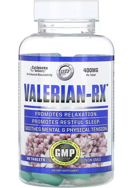 Pharmaceuticals Valerian-Rx 400 Mg 90 Tablets made In Usa 3538