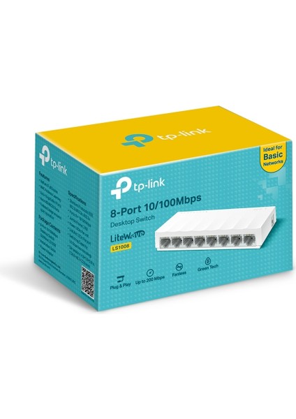 LS1008 8port 10/100 Yönetilemez Swıtch indirimleri
