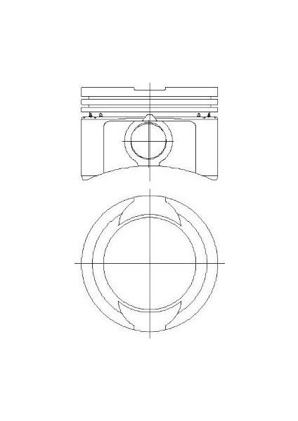 Yenmak  YEN-4285-040 Motor Piston Segman Palıo-Punto 1.2 8V 97...