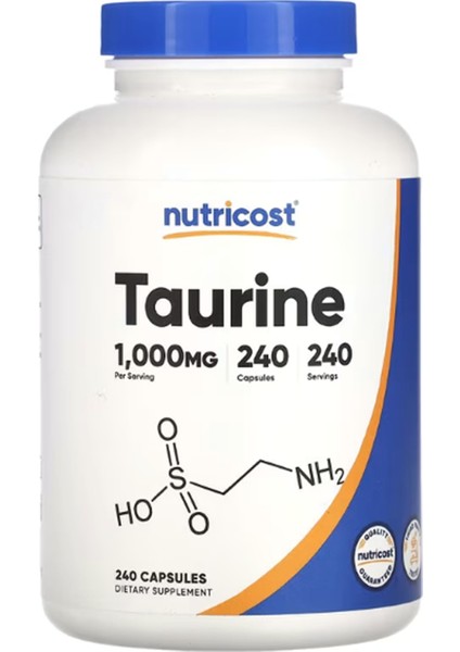 Taurine 1 000 Mg 240 Capsules