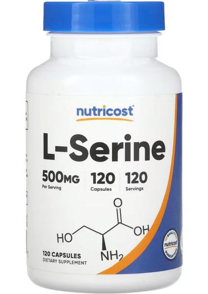 L-Serine 500 Mg 120 Capsules Usa.OZELSPORCUGIDALARIN'DAN