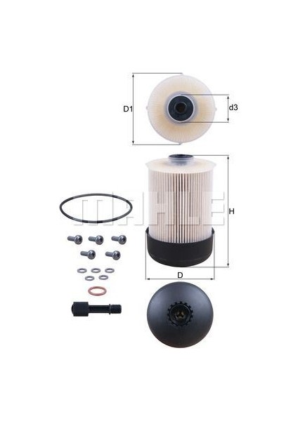 MAH-KX338.22D Yakıt Filtresi Master Iıı 2.3 Dci 2013