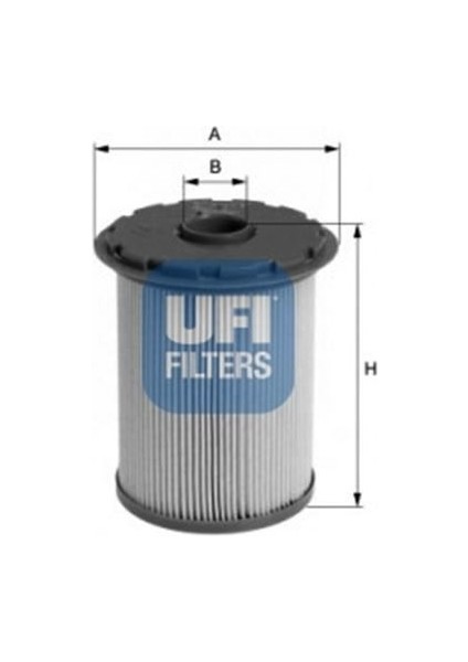 Ufı  UFI-26.693.00 Yakıt Filtresi Master Iı 2.2dcı-2.5dcı-3.0d...