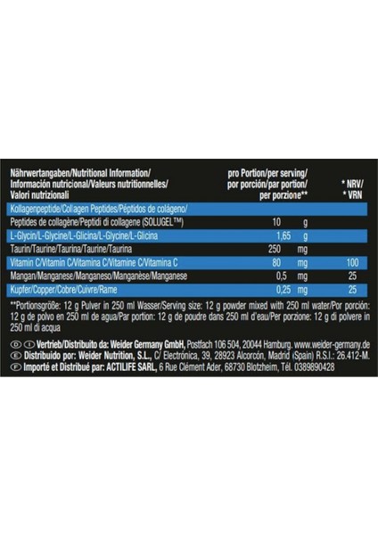 Weıder Premıum Collagen 300GR indirimleri